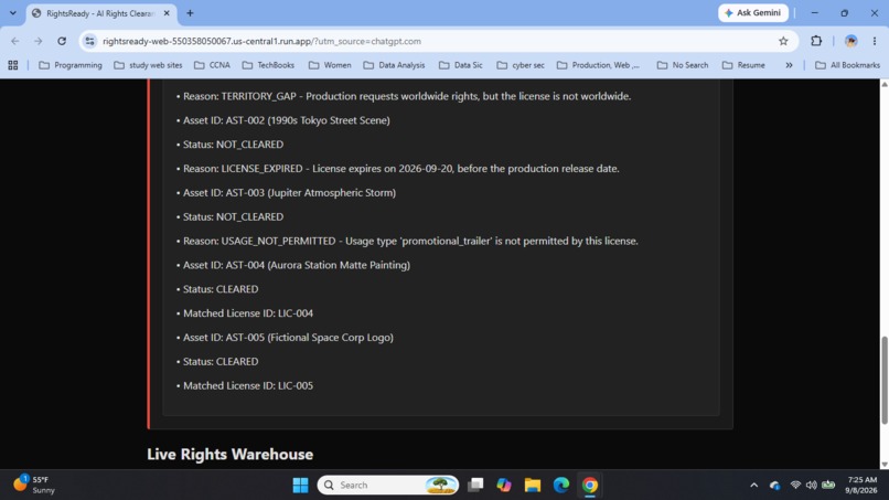RightReady  – screenshot 2