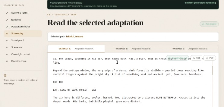SizzlePress – screenshot 4