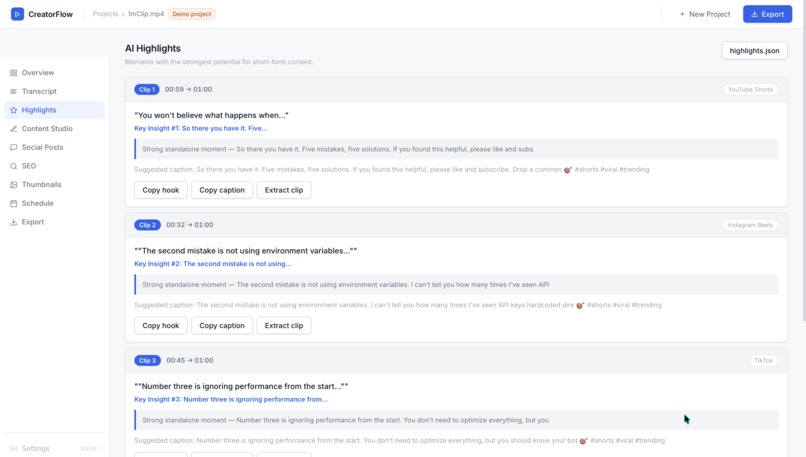 CreatorFlow AI – screenshot 2