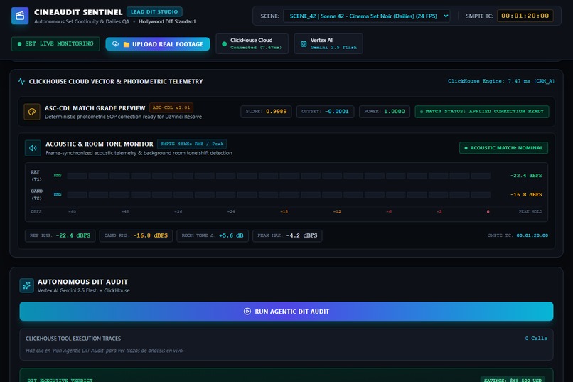 CineAudit Sentinel – screenshot 2