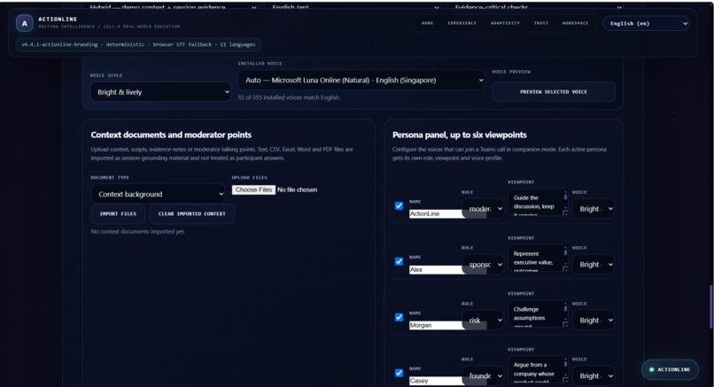 ActionLine - Meeting-to-Action Agent – screenshot 3