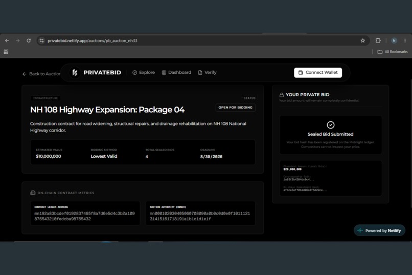 PrivateBid – screenshot 4