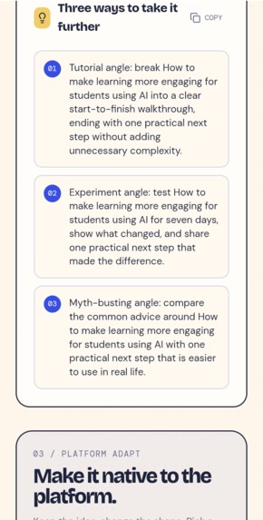 CreatorAI Edu – screenshot 4