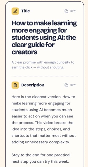 CreatorAI Edu – screenshot 2