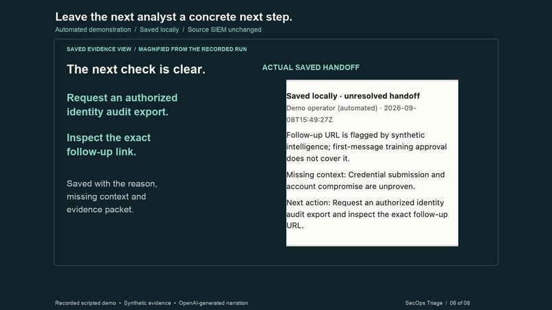 SecOps Triage – screenshot 4