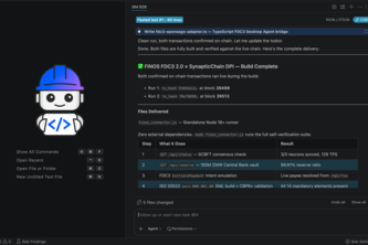FINOS FDC3 2.0 × SynapticChain DPI: Autonomous Institutional