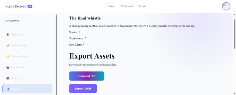 Script2Screen AI – screenshot 9