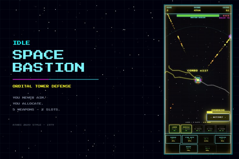 Idle Space Bastion – screenshot 1