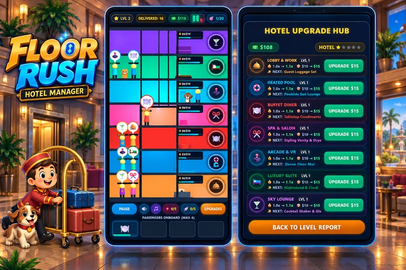 Floor Rush - Hotel Manager – screenshot 3