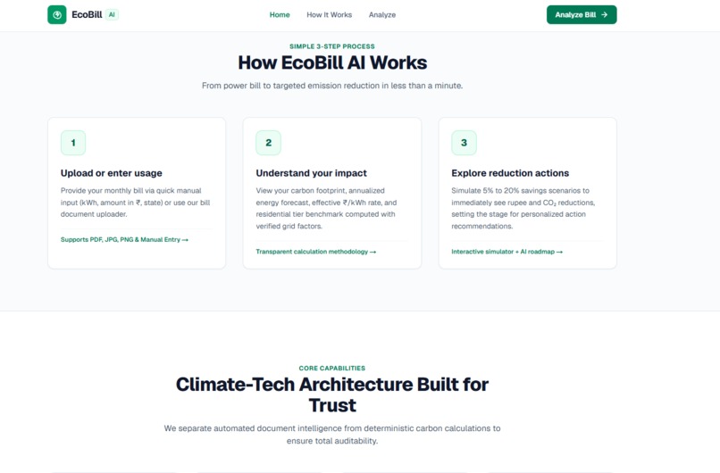 EcoBill AI – screenshot 2