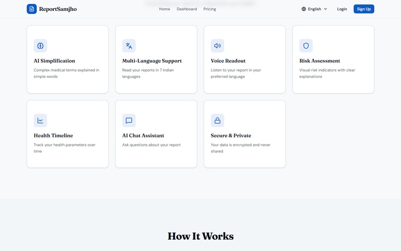 Report Samjho – screenshot 2