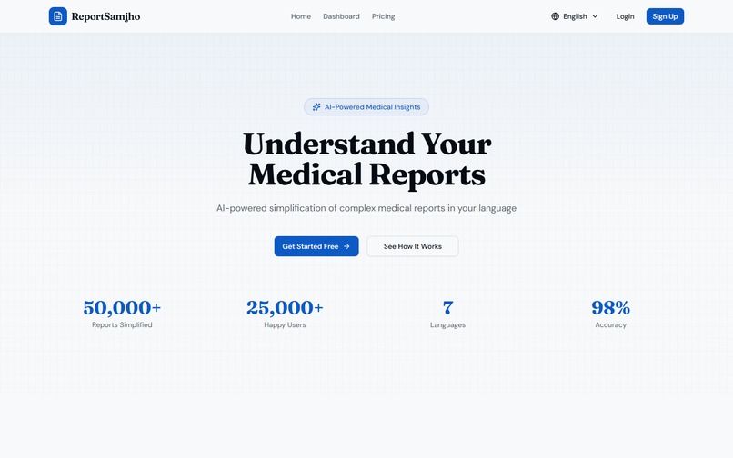 Report Samjho – screenshot 1
