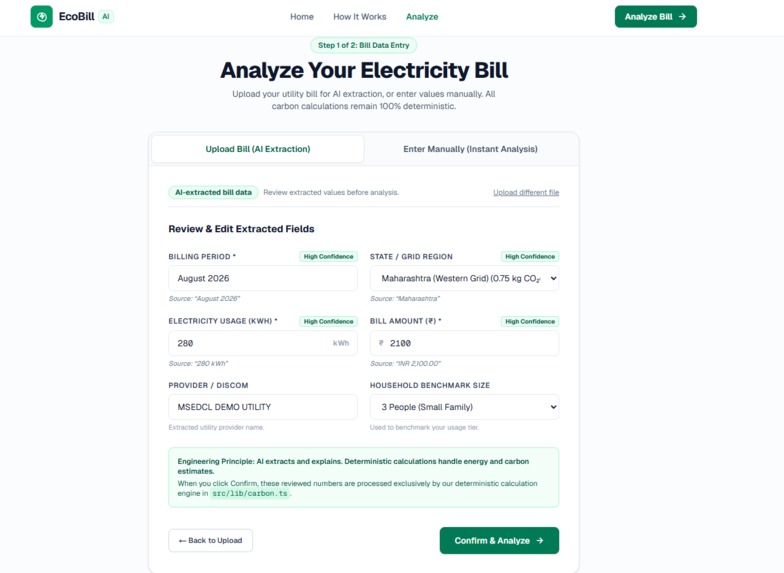 EcoBill AI – screenshot 3