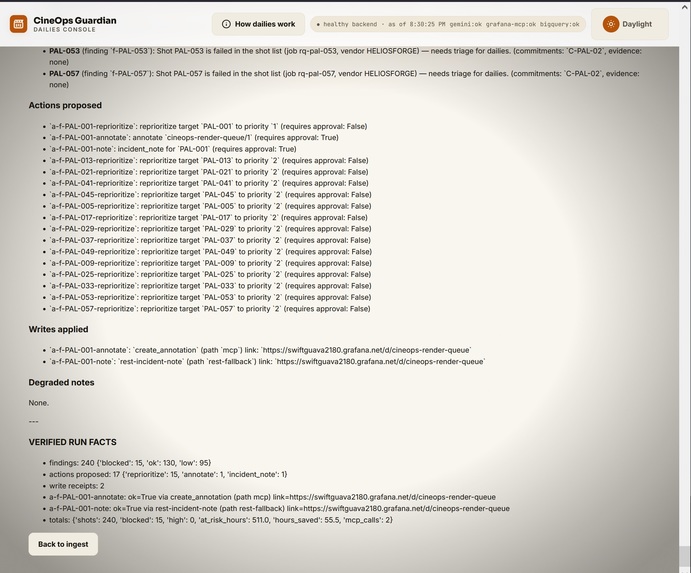 CineOps Guardian – screenshot 6