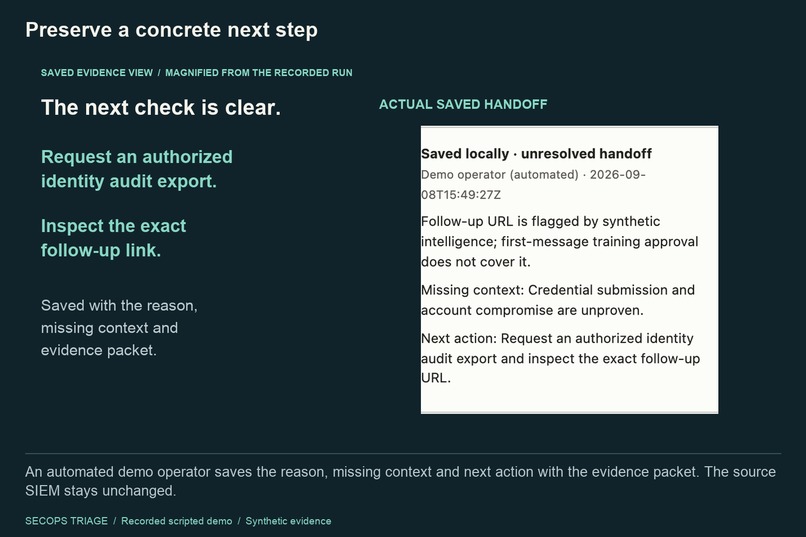 SecOps Triage – screenshot 8
