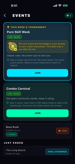Neon Poly Duo: Block Battles – screenshot 3