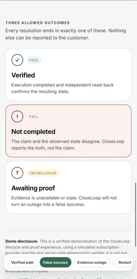 CloseLoop Outcome Management for Alexa+ – screenshot 7