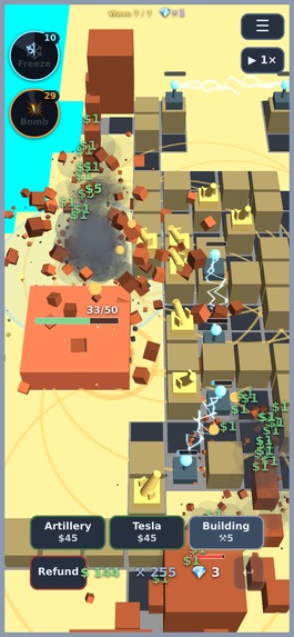 KAIJU CITY: BUILD & DEFEND – screenshot 5