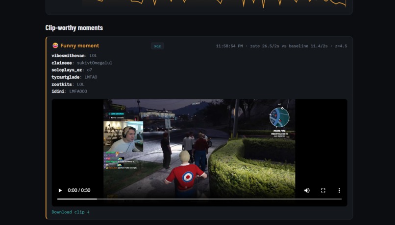Streampulse – screenshot 2