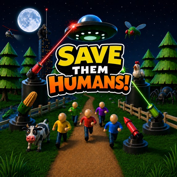 Save them Humans! – screenshot 1