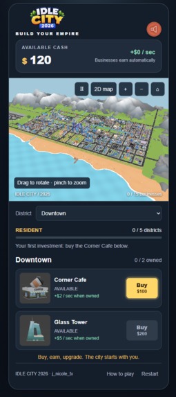 IDLE CITY 2026 – screenshot 3