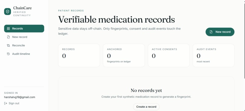 ChainCare – screenshot 1
