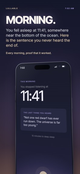 Lullable: Adult Sleep Stories – screenshot 1