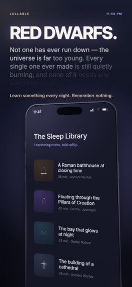Lullable: Adult Sleep Stories – screenshot 2
