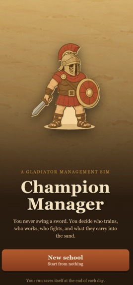 champion manager – screenshot 5
