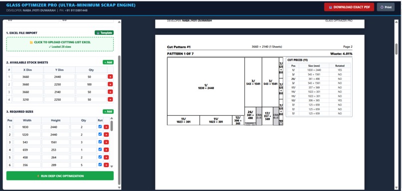 GLASS OPTIMIZER PRO – screenshot 2