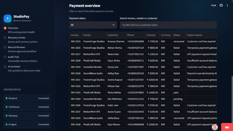 StudioPay – screenshot 3