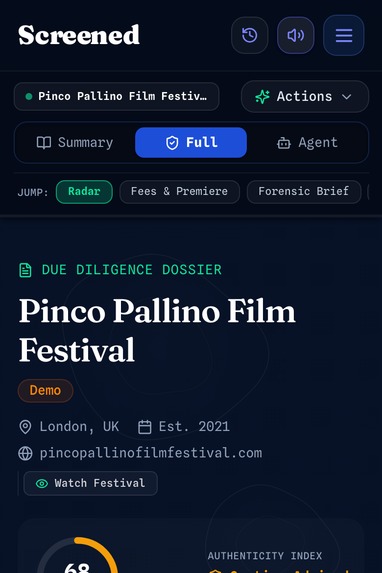 Screened – screenshot 1