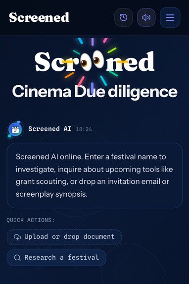 Screened – screenshot 2