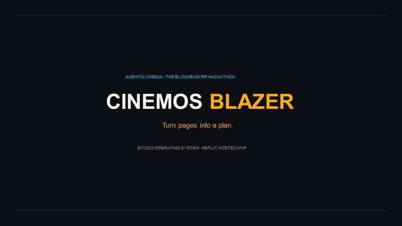 Cinemo-Blazer OS – screenshot 1