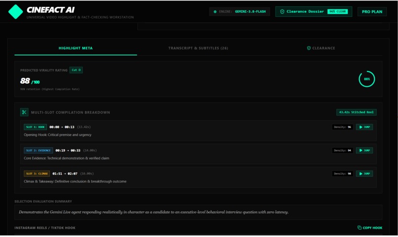 CineFact AI – screenshot 5