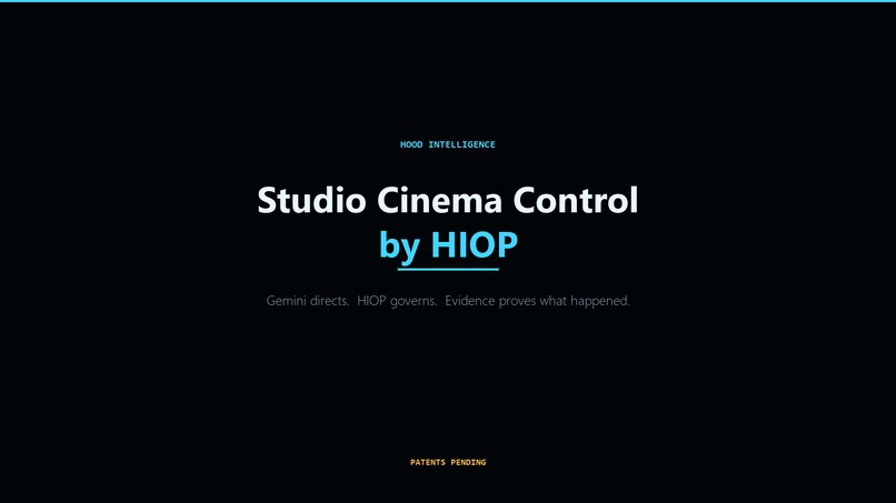 Studio Cinema Control by HIOP – screenshot 1