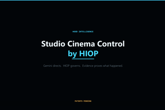 Studio Cinema Control by HIOP