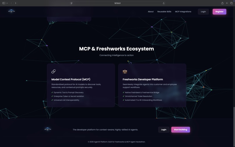agent X platform – screenshot 4