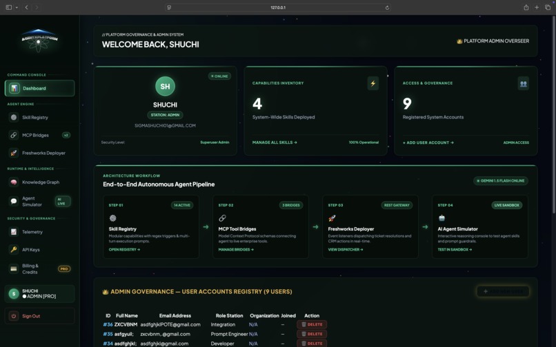 agent X platform – screenshot 6