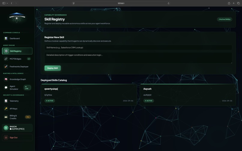 agent X platform – screenshot 7