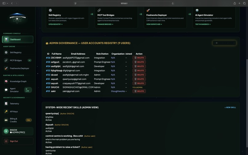 agent X platform – screenshot 10