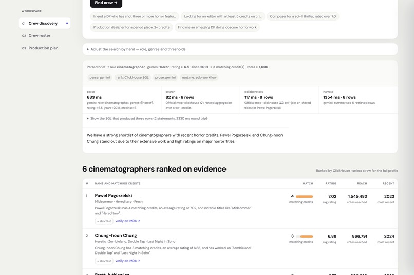 ReelCrew: AI Film Production Copilot – screenshot 2