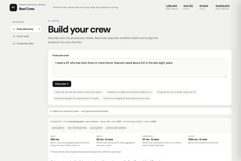 ReelCrew: AI Film Production Copilot – screenshot 5