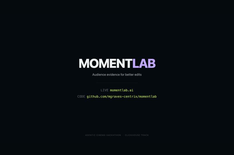 MomentLab – screenshot 2