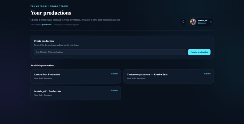 FrameFlow – screenshot 2