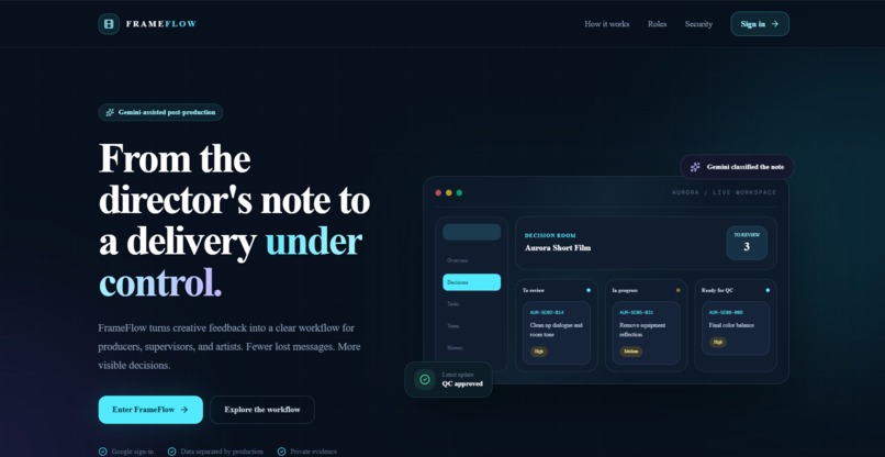 FrameFlow – screenshot 1