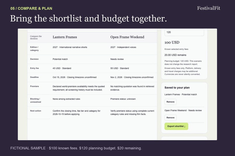FestivalFit – screenshot 5