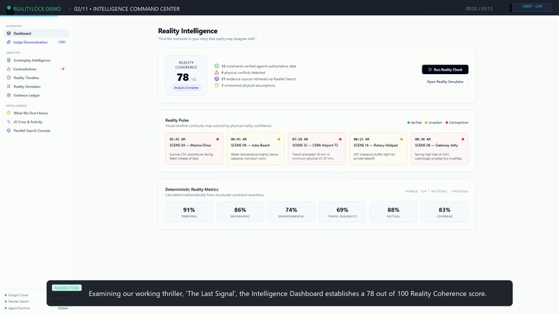REALITYLOCK - AI Reality Engine for Screenplays – screenshot 12