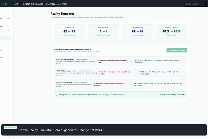 REALITYLOCK - AI Reality Engine for Screenplays – screenshot 15