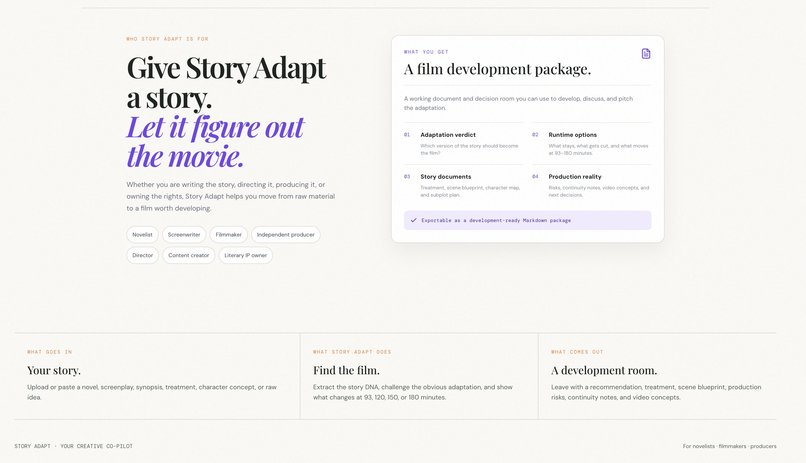 Story Adapt – screenshot 2